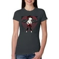 thumbnail image 1 of Wild Bobby, Betty Boop Sugar and Spice Wink Betty Boop Womens Slim Fit Junior Tee, Dark Grey, X-Large, 1 of 5