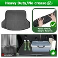 thumbnail image 6 of Canvcle Cargo Liner Trunk Mat for 2020-2025 2026 Nissan Sentra Accessories, All Weather Cargo Mat, Rubber Cargo Liner Waterproof Non-Slip Black, 6 of 8