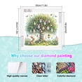 thumbnail image 2 of 5D DIY Diamond Painting Kit, Beautiful Tree Handmade Creative Artwork for Home Wall Decor Easter Holiday Gift, 2 of 5