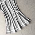 thumbnail image 5 of WTXUE Intimates | Nightshirts & Gowns Women Satin Teddy Lingerie V-Neck Nightdress Underwear | 1 Piece Gray M, 5 of 7