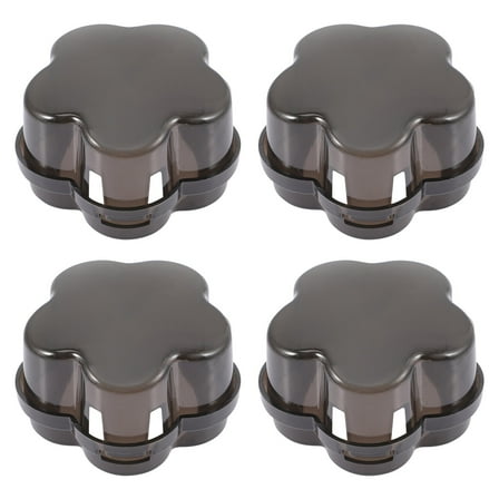 GOOHOCHY Oven Toddler Safety Cover Dark Grey 4Pcs 3.34X3.34X1.38In