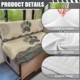 thumbnail image 6 of Uorisanigo Mandala RV Dinette Cushions CoverDog Paw Print Camper Cushion Covers - 1 Backrest & 1 Bench Cover Dinette Cushion Covers, Stretch Couch Slipcovers for RV Camper Sofa, 6 of 7