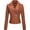 Brown, variant on Giolshon Women's Plus Size PU Jacket Spring Fall Overcoat Casual Short Motorcycle Coat