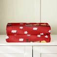 thumbnail image 3 of Erosebridal Cartoon Train Flannel Blanket, Railway Sherpa Throw, Steam Engine Decor, 3 of 7