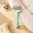 thumbnail image 6 of Pet Detangling Comb, Stainless Steel Dematting Dog Brush with Ergonomic Handle for Mats, Tangles, and Loose Fur, 6 of 7