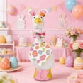 thumbnail image 5 of AZXY Easter Porch Goose Outfit for 23" Cement Concrete Statue, Bunny Hat with Carrot, Easter Egg Bandana & Bow Tie Accessories, Front Porch Goose Decor for Outdoor Patio Lawn Garden Decoration, 5 of 6