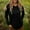 Black, variant on Oplxuo Women's Slim Fit Pullover Hoodie Lightweight Long Sleeve Basic Casual Sweatshirt