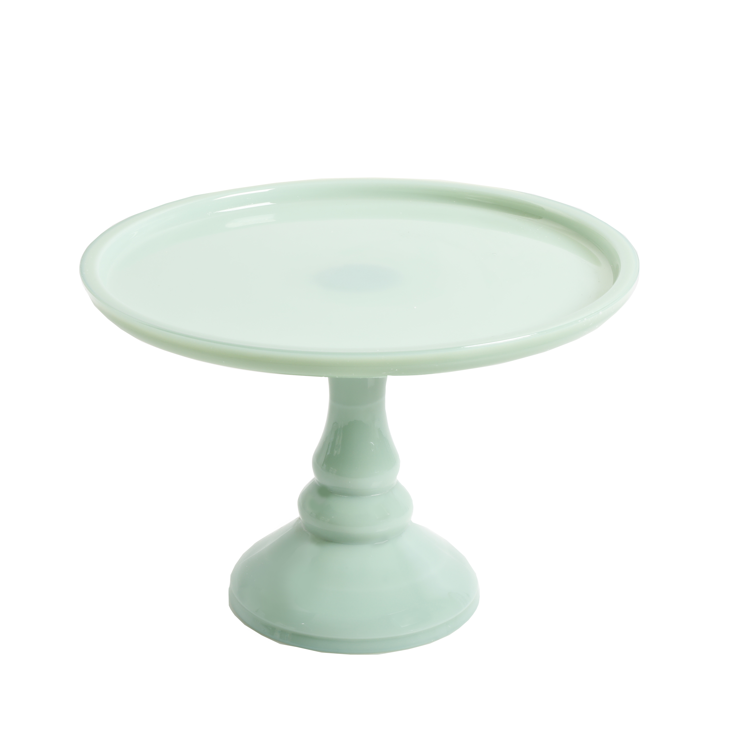 The Pioneer Woman Timeless Beauty 10-inch Cake Stand with Glass Cover, Mint Green - image 4 of 5