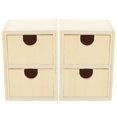 thumbnail image 4 of 2 50 posavasos de madera para tazas de madera sin pintar, para hacer tú mismo, de 2 capas, 4 of 4