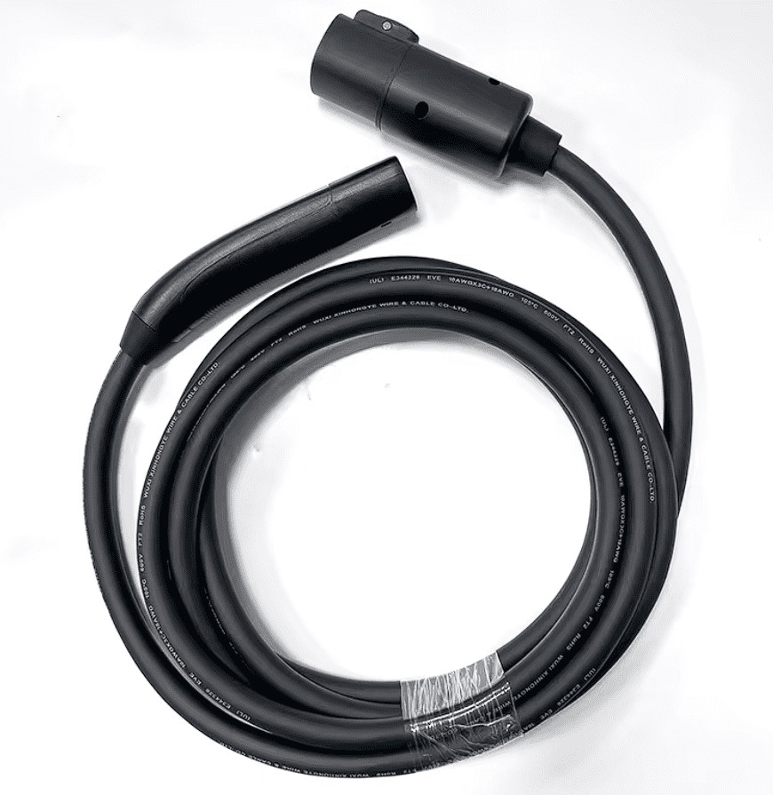 Tesla Charger Extension Cable16ft 11KW 48 Amp 240V with NACS-to-NACS Extension Cord for Tesla Level 1&2 Wall Charger