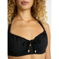 thumbnail image 4 of Time and Tru Women's and Women's Plus Keyhole Underwire Bikini Top, Sizes XS-2X, 4 of 5