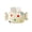 White, variant on Luxury Ceramic Candy Shape Tissue Box - Decorative Napkin Holder for Living Room, Dining Table, and Coffee Table