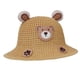 thumbnail image 1 of Gorro de pescador para bebé con circunferencia de la cabeza de 47-50cm, gorro de lavabo con oso de dibujos animados para hombre y mujer, bonito sombrero protector solar, color amarillo, 1 of 5