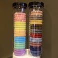 thumbnail image 3 of rygai 20Pcs Hair Band High Elasticity Anti-slip Super Soft Assorted Hair Accessories Solid Color Girls Hair Band Ponytail Holder for Daily Life,Black, 3 of 7