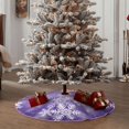 thumbnail image 4 of Sikiie Snowflakes Christmas Tree Skirt, Christmas Tree Decorations, Christmas Decor, Tree Mat Decoration(30-48IN)-36", 4 of 6