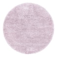 thumbnail image 3 of Unique Loom Infinity Shag Collection Area Rug - Jinko (6' 7" Round Lavender), 3 of 7