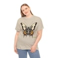 thumbnail image 4 of Unisex Heavy Cotton Abstract Butterfly Bio Punk T-Shirt 002, 4 of 5