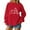 Red, variant on biudgviw Merry Christmas Sweatshirt for Women Fall Soft Fleece Long Sleeve Pullover Shirts Trendy Crewneck Graphic Oversized Tops