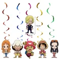 thumbnail image 2 of Decoración de fiesta de cumpleaños de una pieza, Luffy, Chopper Zoro, figura de Anime, vajilla de dibujos animados, platos de globos, tazas, juguetes para niños, 2 of 4