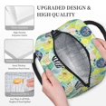 thumbnail image 3 of Lukts Shell Clam Print Portable Lunch Bag, Lunch Bag Picnic Bag - Waterproof, Heat-insulating and Cold-insulating, Suitable for School, Work, 3 of 6