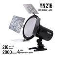 thumbnail image 2 of Luz de vídeo LED YONGNUO YN216 YN-216 para cámara réflex digital Canon Nikon, 2 of 6