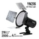 thumbnail image 2 of Luz de vídeo LED YONGNUO YN216 YN-216 para cámara réflex digital Canon Nikon, 2 of 6