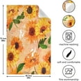 thumbnail image 3 of Dreamtimes Sunflower Kitchen Dish Towels 1 Piece,Absorbent Soft Dishcloths Towels Reusable Hand Towels Quick Drying Cleaning Cloth, Tea Towels,18" x 28", 3 of 7