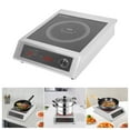 thumbnail image 4 of Microcrystalline Glass Induction Cooktop with Knob+Touch Control – 280℃ Max Temp, 9.84in Pan Compatibility, Silver – for Stalls & Food Stalls, 4 of 9
