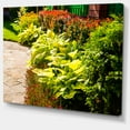 thumbnail image 2 of Modern Green Garden Design - Landscape Canvas Art Print, 2 of 4