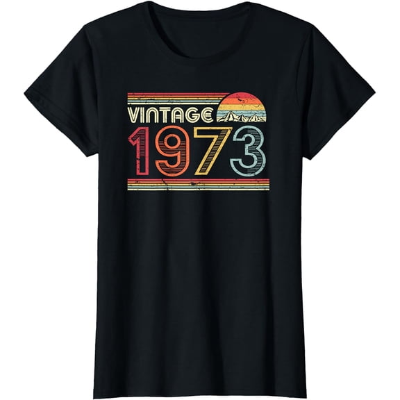 1973 Vintage Shirt Birthday Gift Tee Retro Style T-Shirt