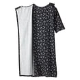thumbnail image 2 of Women’s Open Back Adaptive Nightgown - Short Sleeve Nightgown for Seniors - Romantic Ditsy 2XL, 2 of 3