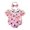Purple, variant on HNMKIU Kids Girls Bodysuits Soft Short Sleeve Romper 0-12 Months Comfortable Breathable Outfit for Daily Wear Outdoor Activities Purple - 0-3 Months