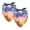 Multi-colored, variant on PhooArto Dark Colorful Dragonflies Pattern Dog Bandanas, 2 Pack Soft Washable Pet Scarf Triangle for Large Dogs Puppies and Cats