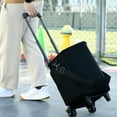 thumbnail image 2 of Yammee Storage Bag for Wireless Speaker Carry Case Rolling Speaker Bag, 2 of 17