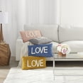 thumbnail image 5 of Mina Victory Life Styles Tufted Love Modern Cotton Throw Pillow in Gray, 5 of 5