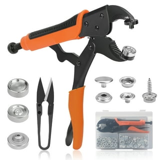 Snap Fastener Pliers Tool Kit 108 Snaps Pieces 27 Sets Easy Press Button  Crafts