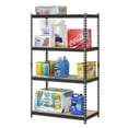 thumbnail image 3 of Muscle Rack 36"W x 18"D x 60"H 4-Tier Steel Shelving, 800 lbs. Capacity per Shelf; Black, 3 of 4