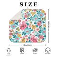 thumbnail image 4 of Pioneer Flower Floral Print Pattern Dish Drying Mat for Kitchen 1 Pack, Ultra Absorbent Microfiber Dishes Drainer Mats,16"x18", 4 of 6