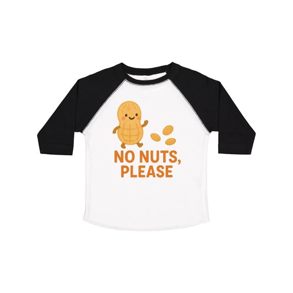 Inktastic Cute Peanut Allergy Alert No Nuts Please Boys or Girls Toddler T-Shirt
