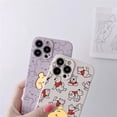 thumbnail image 5 of Funda de teléfono de dibujos animados Winnies The Poohs Bear para Apple iPhone 15 11 Pro Max 13 12 Mini 15 14 Plus 7 8 SE funda trasera de silicona líquida, 5 of 5