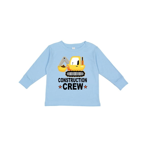 Inktastic Future Construction Worker Crew Boys Long Sleeve Toddler T-Shirt