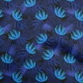 thumbnail image 1 of oneOone Cotton Cambric Dark Blue Fabric Floral Dress Material Fabric Print Fabric By The Yard 56 Inch Wide, 1 of 5