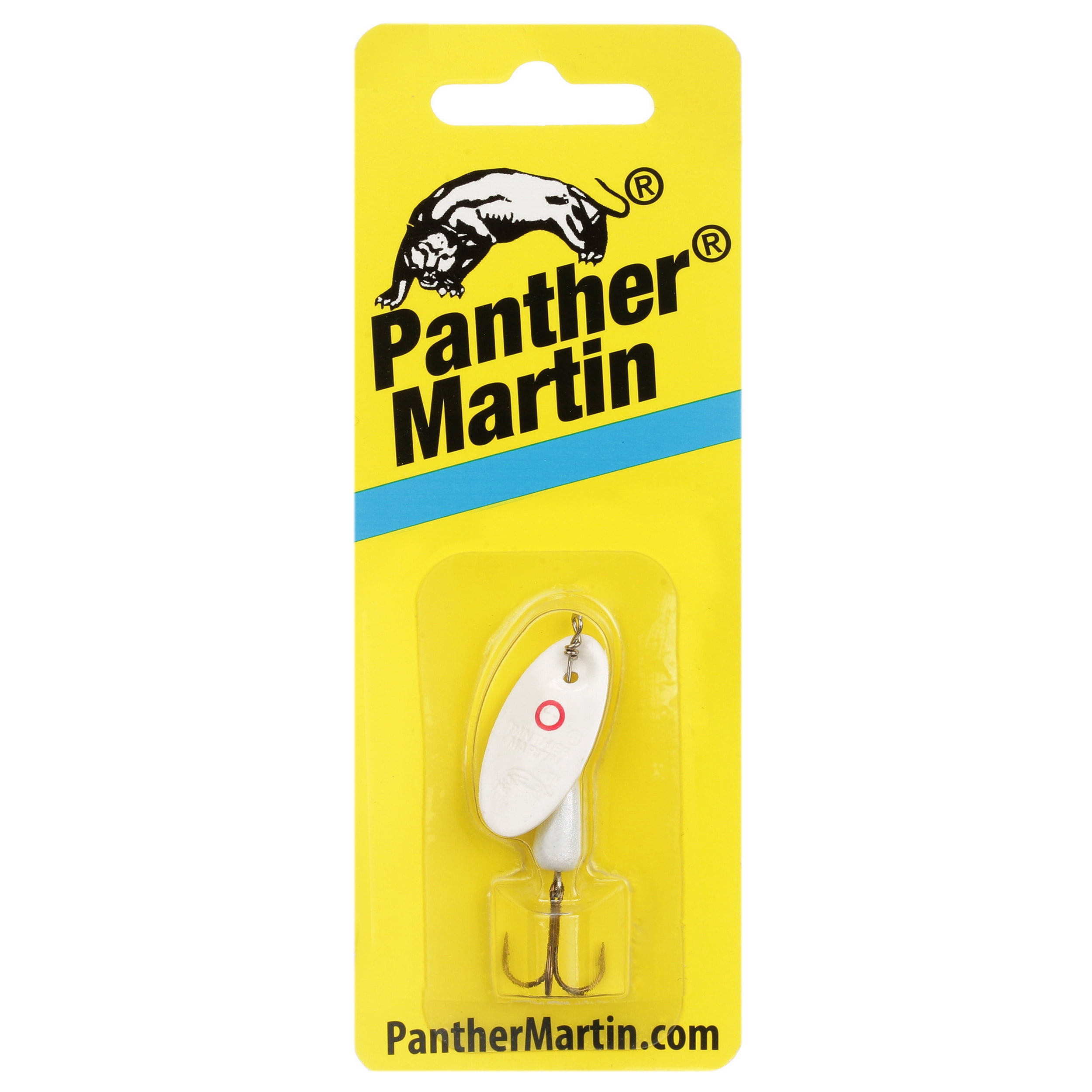 Panther Martin PMAB_4_ Teardrop Nature Series Spinners Fishing Lure - 4 (1/8  oz) - Albino 