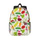thumbnail image 1 of Easygdp Cartoon Vegetables Mochila Ligera de 15 Pulgadas para Estudiantes, Mochila Cómoda para la Escuela y Viajes, Correas Ajustables, 1 of 6