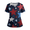 #01 White, variant on 250 Anniversary Scrub Tops for Women American Flag Print United States Patriotic Star Short Sleeve Tops V Neck Classic Fit Daily Wear Nursing Uniforms with Pockets, #01 Deep Red, M