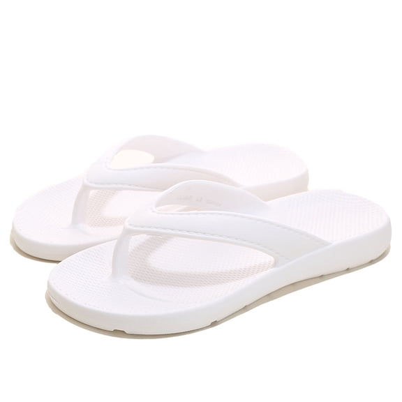 Gealkoca Flip Flops for Women and Men with Arch Support Comfortable Sandals Walking Thong Sandals Beach Shower Solid Color Clip Toe Open Toe Slippers