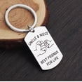 thumbnail image 2 of Father Daughter Father Son Best Friends for Life Keychain Fathers Day Gift from Daughter Son Grandpa Keychain Gift, 2 of 8