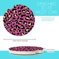 thumbnail image 2 of Paquete de 4 posavasos para coche, posavasos de cerámica absorbente con estampado de leopardo, posavasos para portavasos, con una muesca para el dedo para una fácil extracción Xemadio LRWJ901-2, 2 of 9