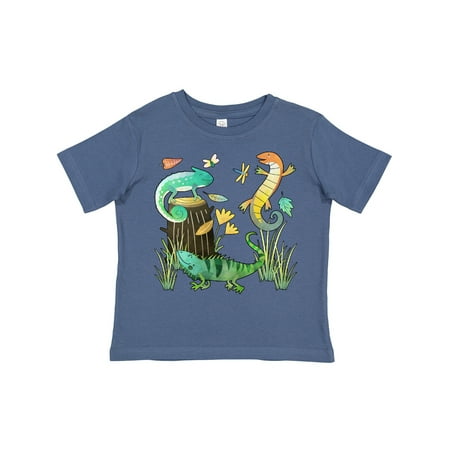 

Inktastic Cute Lizards Hanging out Gift Toddler Boy or Toddler Girl T-Shirt