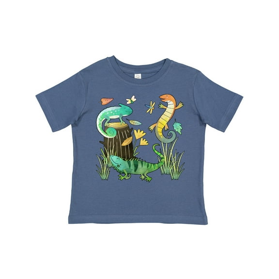 Inktastic Cute Lizards Hanging out Boys or Girls Toddler T-Shirt